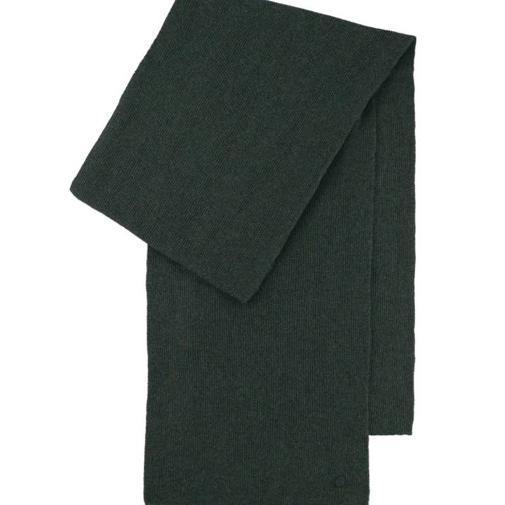 1204-02-9 SCIARPA IN CASHMERE E MERINO VERDE MILITARE per la vendita all'ingrosso da parte di BICKLEY + MITCHELL AMSTERDAM