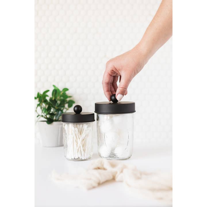 Jarmazing Products - Wholesale Jar - Apothecary Lid Storage Set with Ball Mason Jars - 2 Pack4