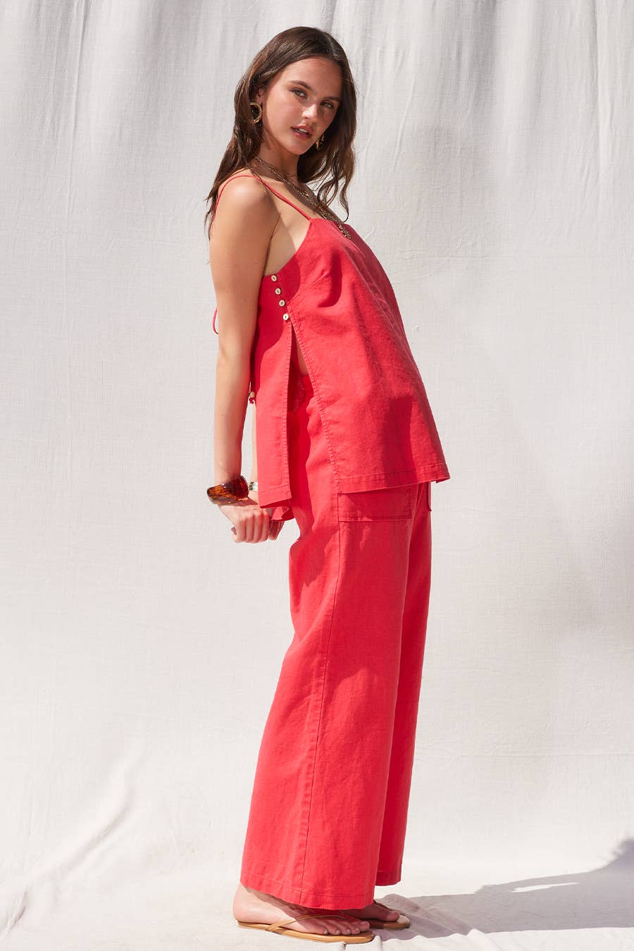 ILLA ILLA - Wholesale Top & Pant Set (NOT Loungewear) - Women's - Linen Top And Pants Set21