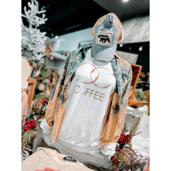 Wild Indigo - Vente Sweat-shirt à imprimés – femme - Chandail à col rond Coffee Stain2