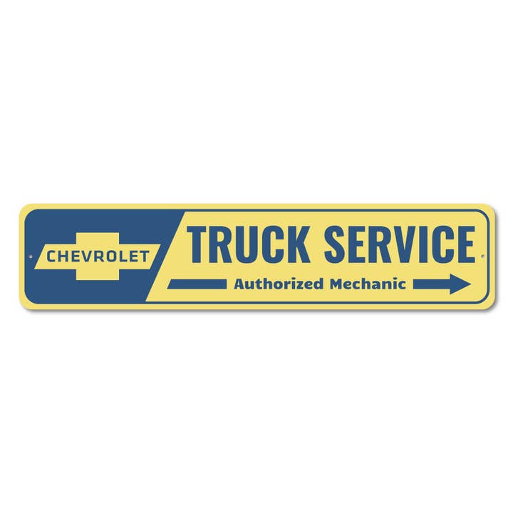 Señal de servicio Chevy Truck para venta al por mayor de Lizton Sign Shop, Inc