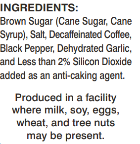 Musket Powder Seasonings – Mistura de especiarias secas por atacado – Rótulo preto em pó de mosquete (ideal para carne vermelha)6