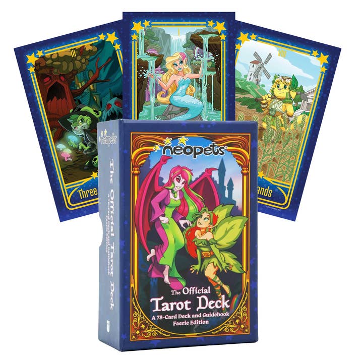 Neopets: Le carte dei tarocchi ufficiali Andrews McMeel Publishing per la vendita all'ingrosso da parte di Cardshouse