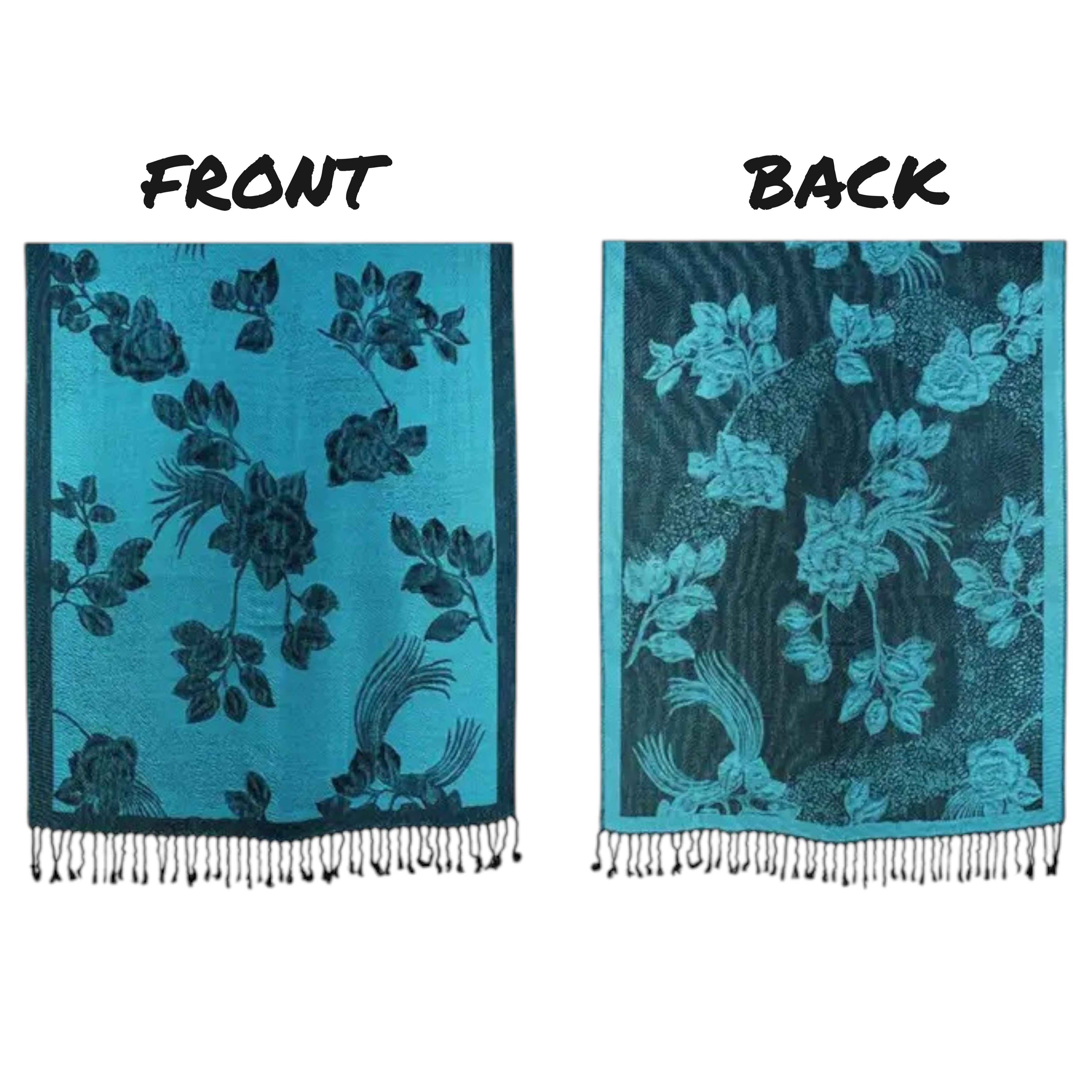 TAPA fashion – wholesale Wrap – Women's – Rose Pashmina RP2025. (12pc)60