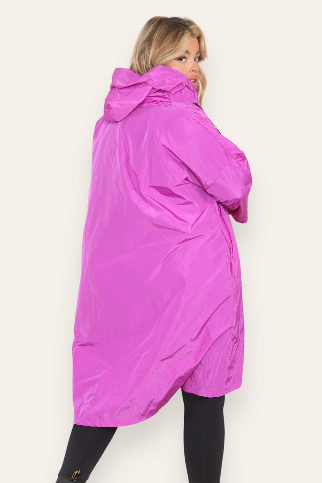 Miss Bold - Wholesale Raincoat - Women's - Oversized Hooded Rain Mac29