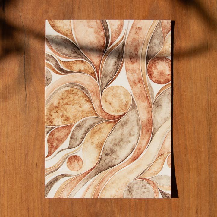 Postcard Earth Pigments - Earthbound No. 02 for wholesale by erd.apfel