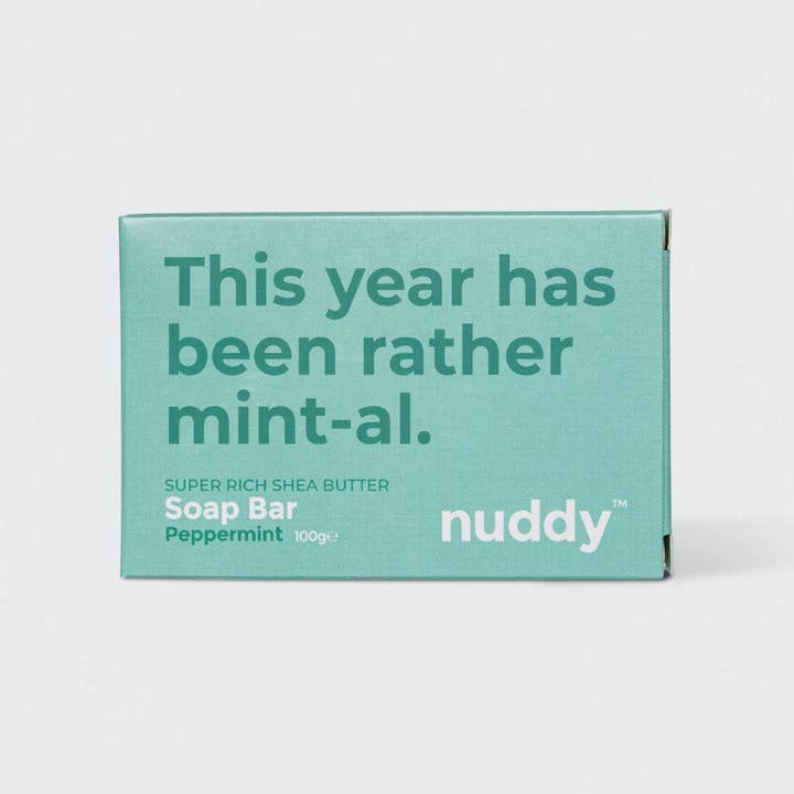 Peppermint Moisturising Soap Bar for wholesale by Nuddy