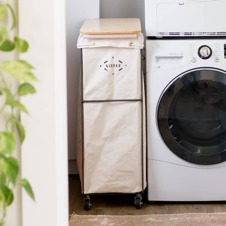 Steele Canvas Basket Corp. - Wholesale Laundry Bag - Small Bag Caddie - Casters5