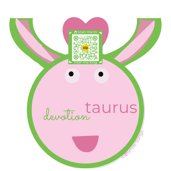 Smile Songs - Wholesale Sticker - Smile Songs 12 Zodiac Signs Astrology QR Code Stickers2