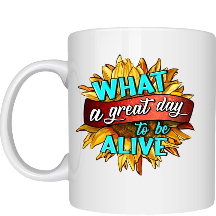 Coffee/Tea Mug Great Day for wholesale by SM Statement Apparel