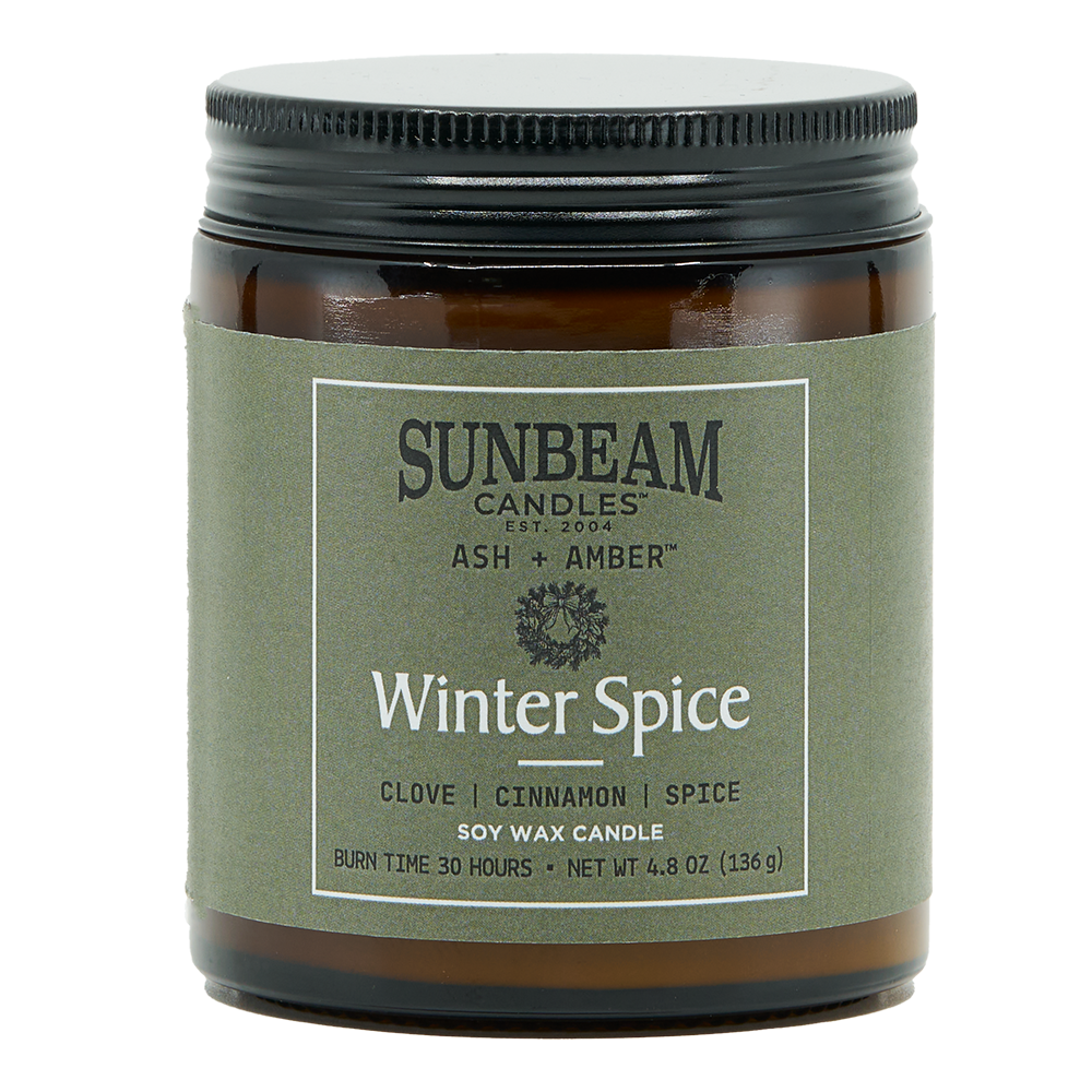 Sunbeam Candles, Inc - Wholesale Jar/Filled Candle - Winter Spice - Clove | Cinnamon | Spice (4 jars/case)0