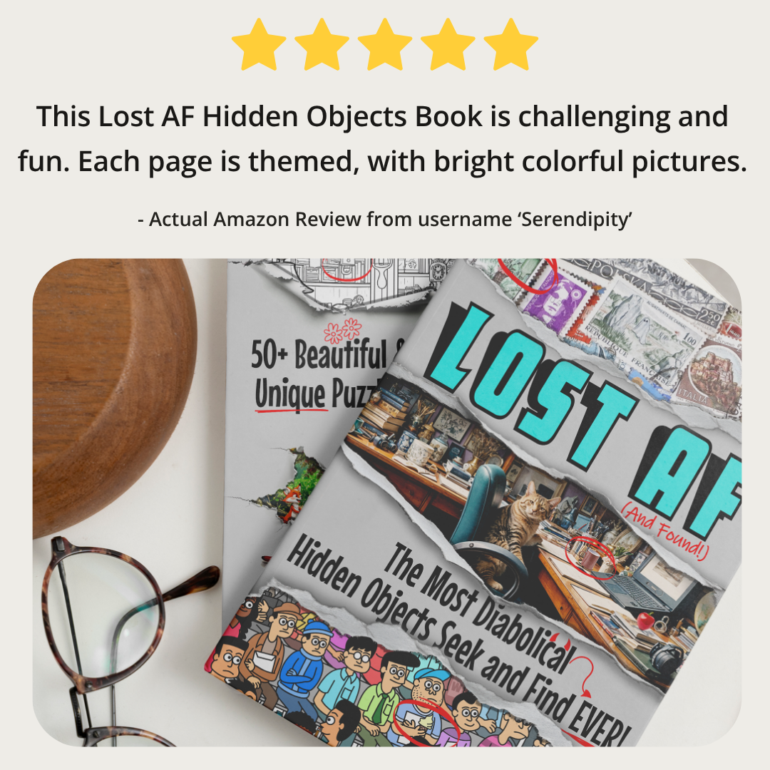 Puzzle Books Co - Wholesale Coloring & Activity Book - Adult - Lost And Found: Hidden Object Book for Adults2