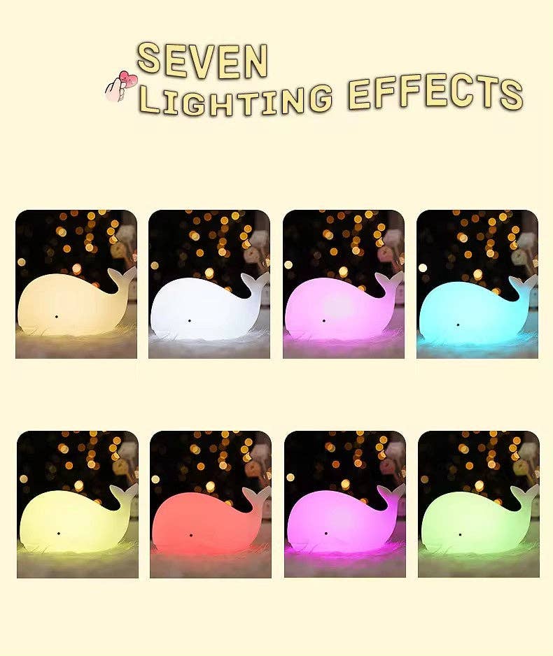 HaHaHome – Großhandel Nachtlicht – Kinder & Baby – Wal-Nachtlicht8