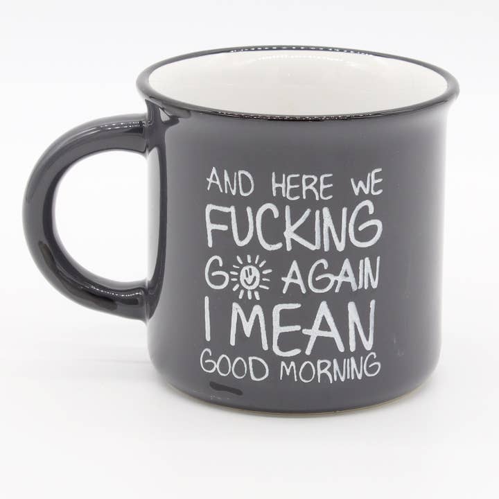 Here we go again | Good Morning | Not a good Day for wholesale by The MAD Mugs