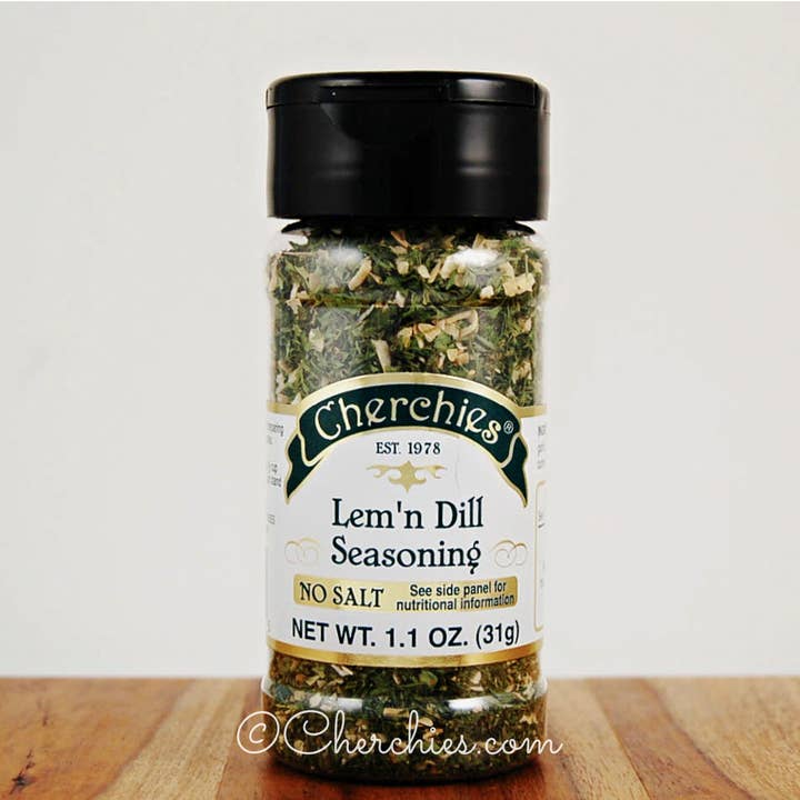 Cherchies Specialty Foods - Wholesale Dried Spice Mix - Lem'n Dill - 1.1 oz - No Salt Seasoning Blend /Dip Mix