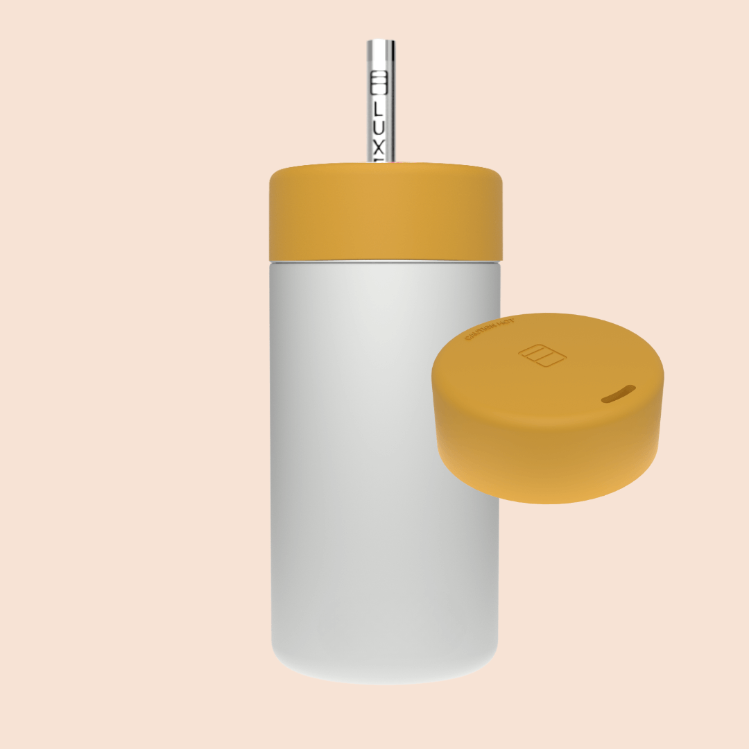 Luxey Cup – wholesale Isolerade dryckesvaror – GRÅ - Duo Switch Rostfritt Stål Mugg 12oz15