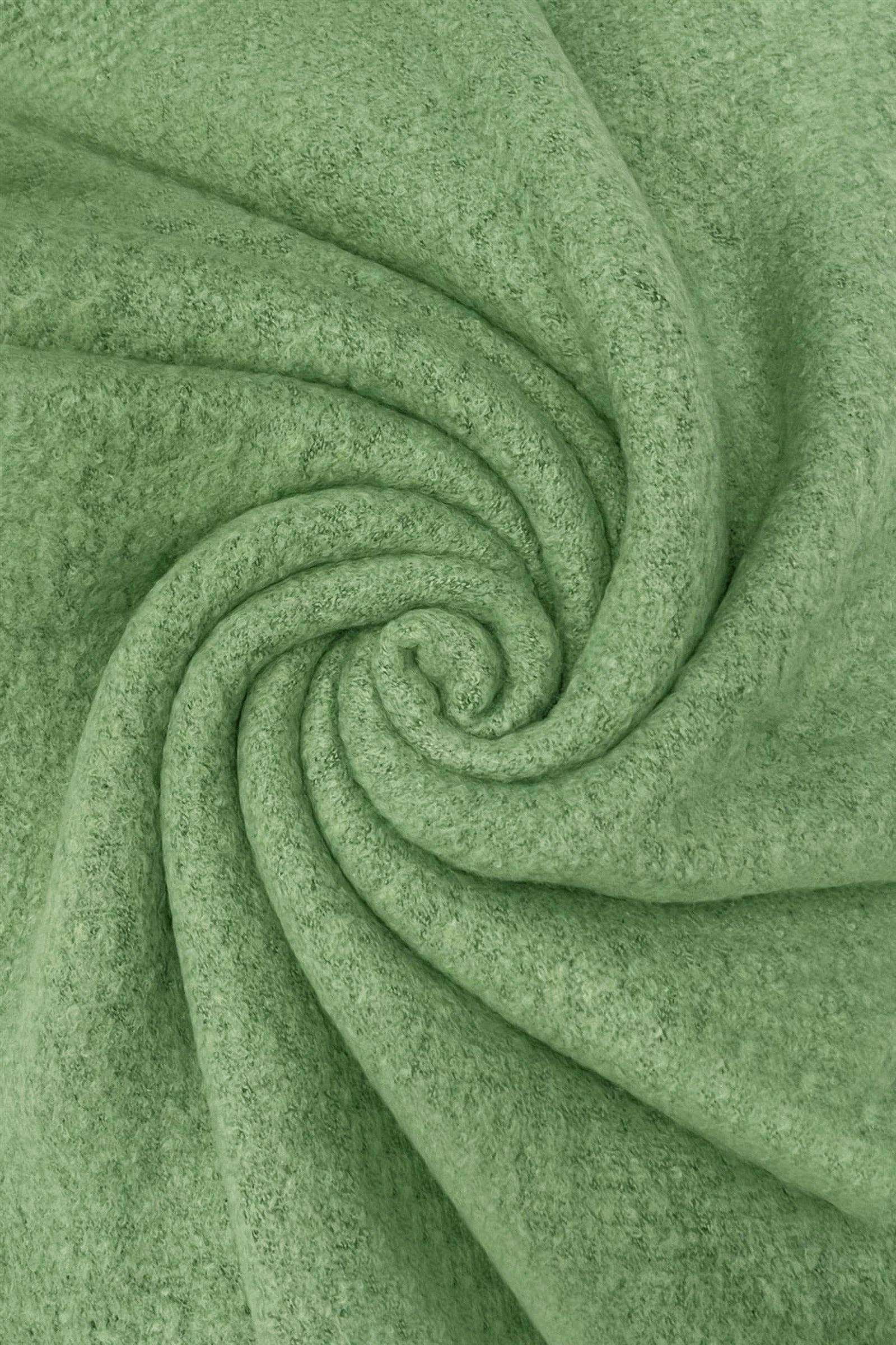 Fashion Scarf World - Wholesale Scarf - Women's - Plain Boucle Diagonal Edge Wool Scarf14