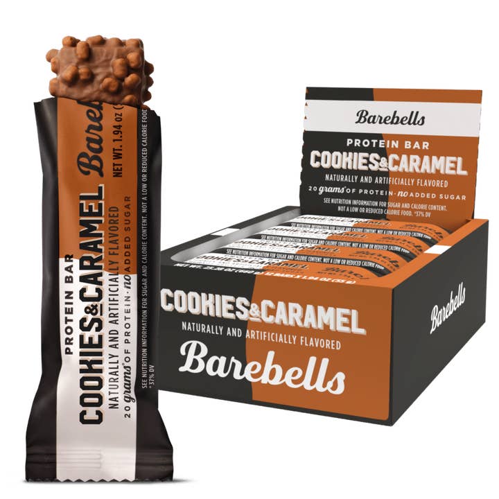 Barebells, Protein Bar, COOKIES & CARAMEL, 12/55g for wholesale by NuEats