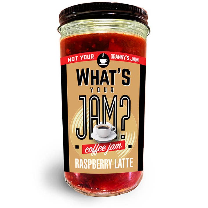 Raspberry Latte for wholesale by What's Your Jam