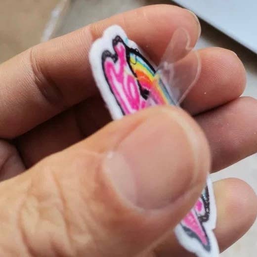 Raphael wonders – wholesale Lapp – Nya 2,2 Inches klart självhäftande Varsity Personlig Patch-Chenille brev Patchs-Laptop klistermärkare-Telefon klistermärken - Handgjord Letter Patch7