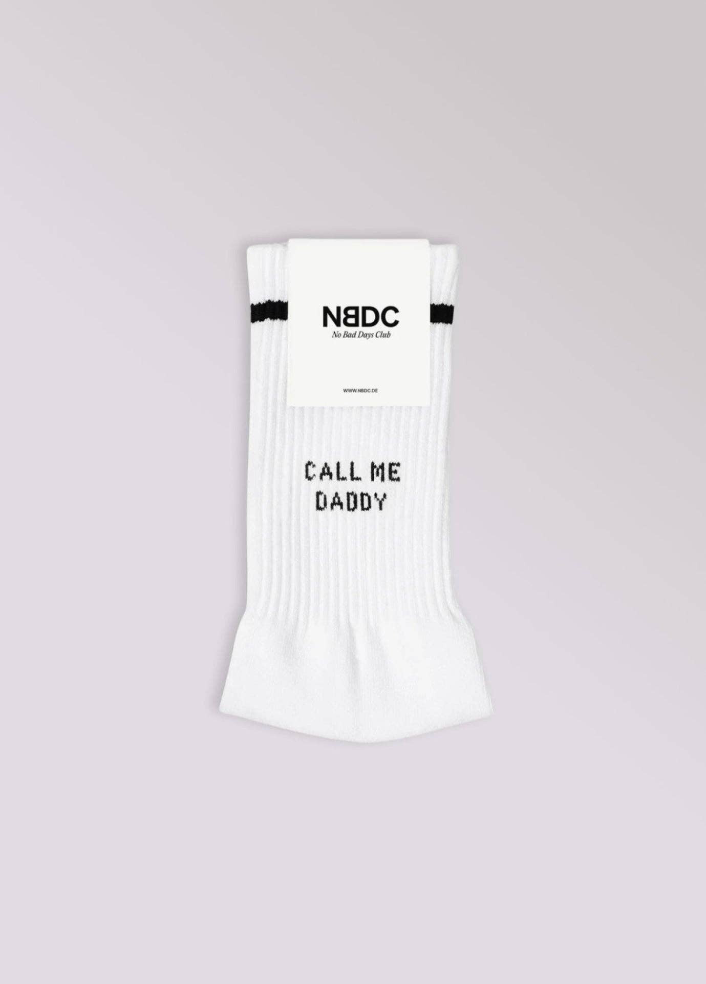 No Bad Days Club – wholesale Strumpor - Unisex – Strumpor med budskap »CALL ME DADDY«3