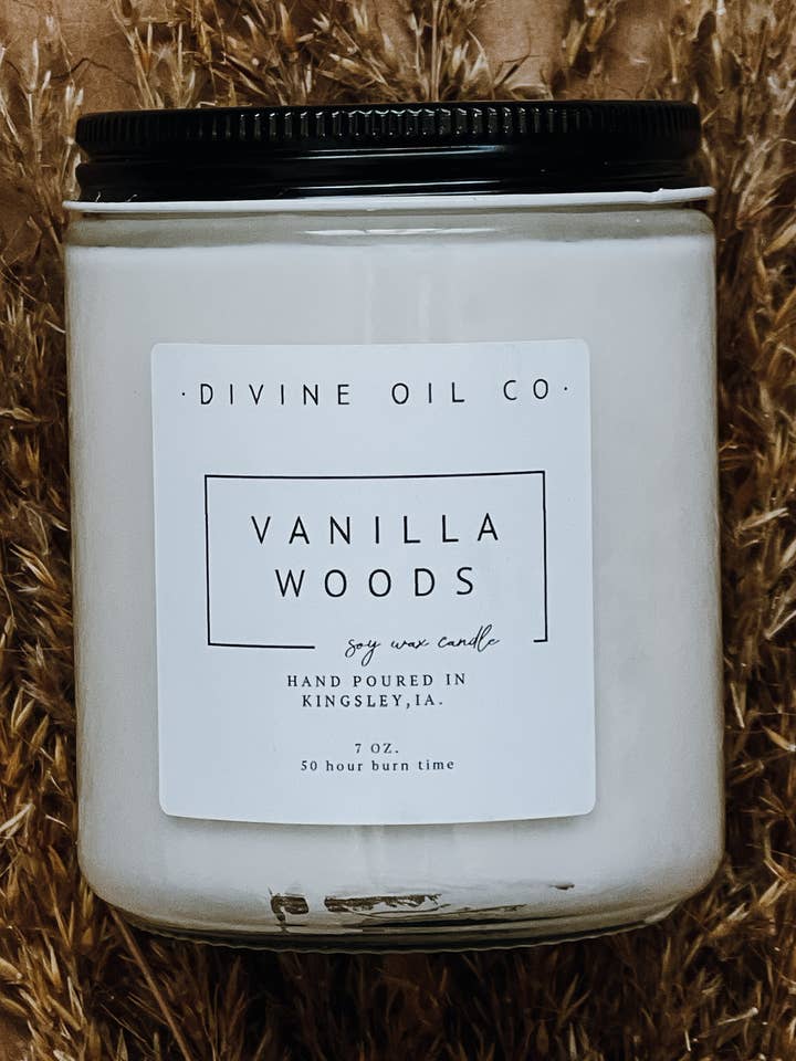 7 oz Soy Candle for wholesale by Divine Oil Co