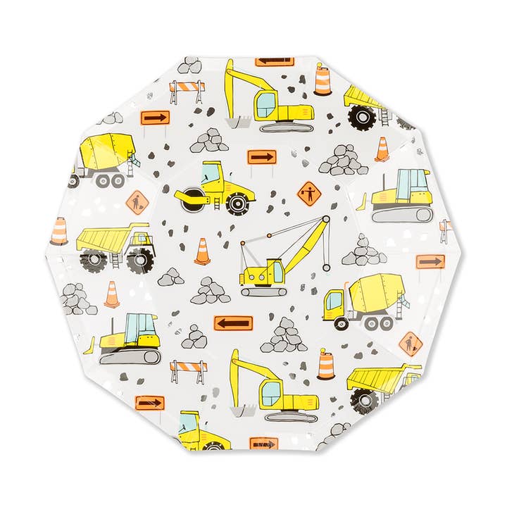 Em Construção Chapas Pequenas - 8 Pk. por atacado de Jollity & Co. + Daydream Society