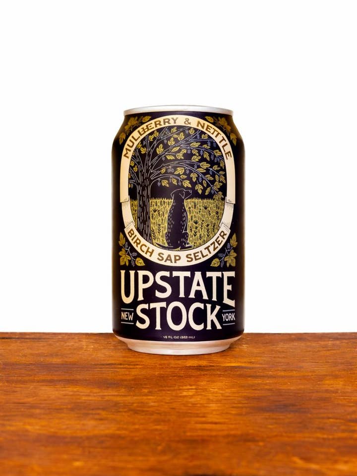 Mulberry and Nettle Birch Sap Seltzer - 12 Pack for wholesale by Upstate Stock