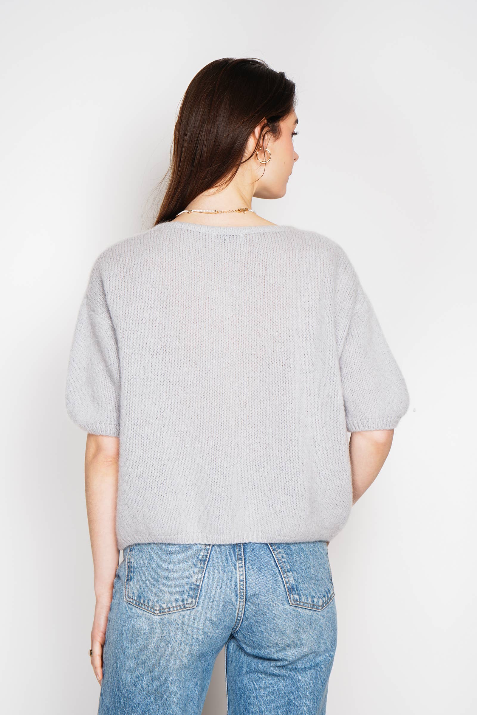 NOELINE - Wholesale Cardigan - Women's - Kid mohair and wool vest 752935