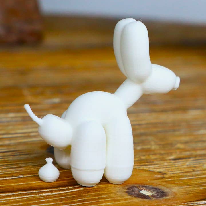 Sjov Mini Ballonhund Skulptur der Skider, Lille Finurlig for engroshandel hos Herbs&Belles