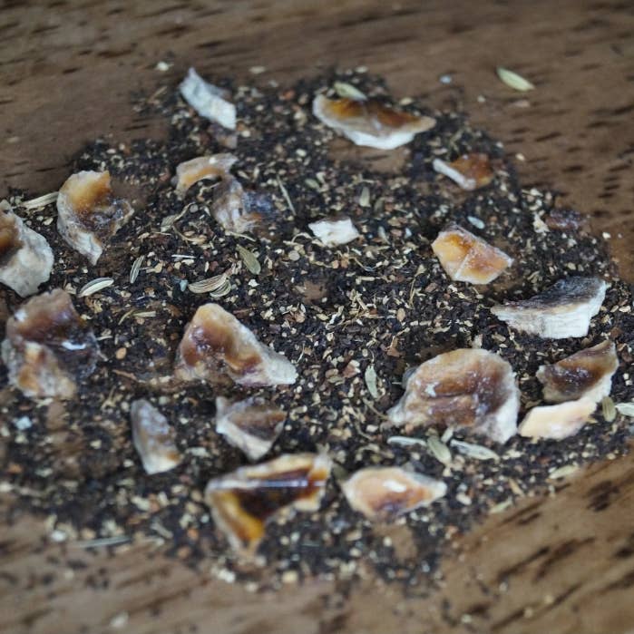 Banana Bread Loose Leaf Tea for wholesale by Homestead Herbs & Tea