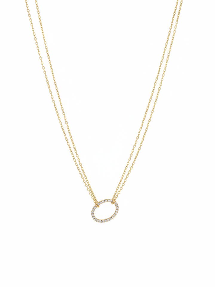 Wiz Double Chain Necklace for wholesale by Cassette Barcelona