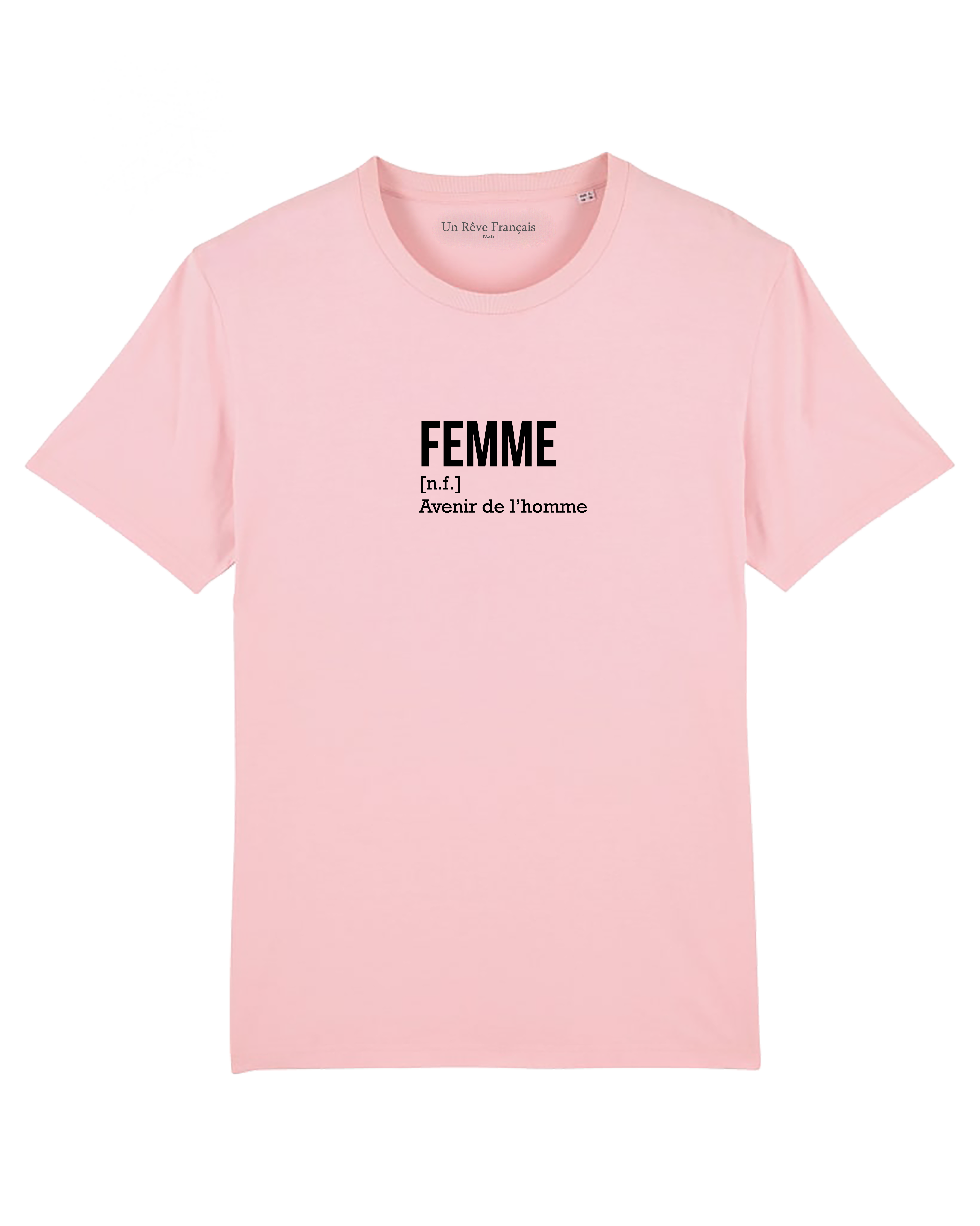 Un Rêve Français - Wholesale Screen Printed T-Shirt - Women's - “Woman, man's future” T-shirt2