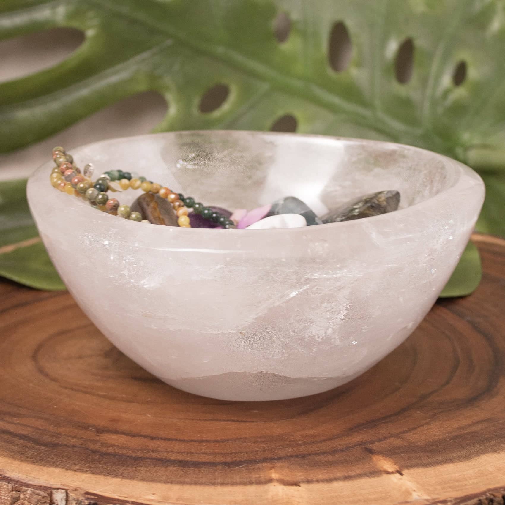 Tiny Rituals - Wholesale Decorative Plate/Dish/Bowl - Rare Clear Quartz Crystal Bowls - Large - 1 of a Kind21