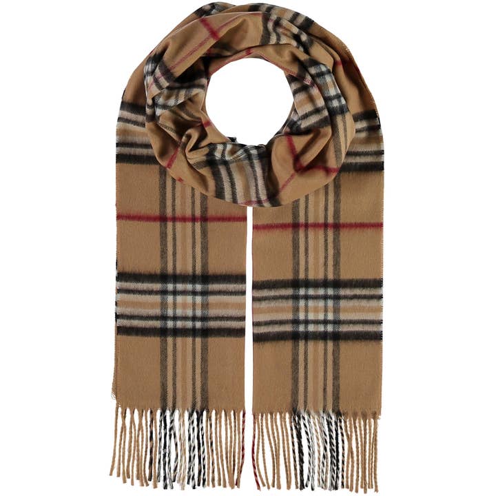 FRAAS - The Scarf Company - Wholesale Scarf - Women's - FRAAS Plaid Cashmink® Scarf - Carbon-Neutral Production5