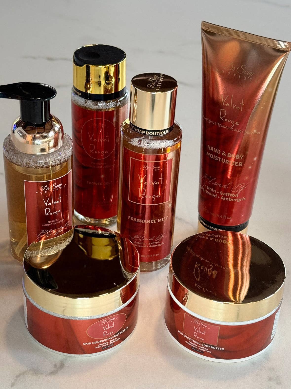 De Soap Boutique TM - Vente Lotions corporelles/Gels douches - Gel douche Velvet Rouge6