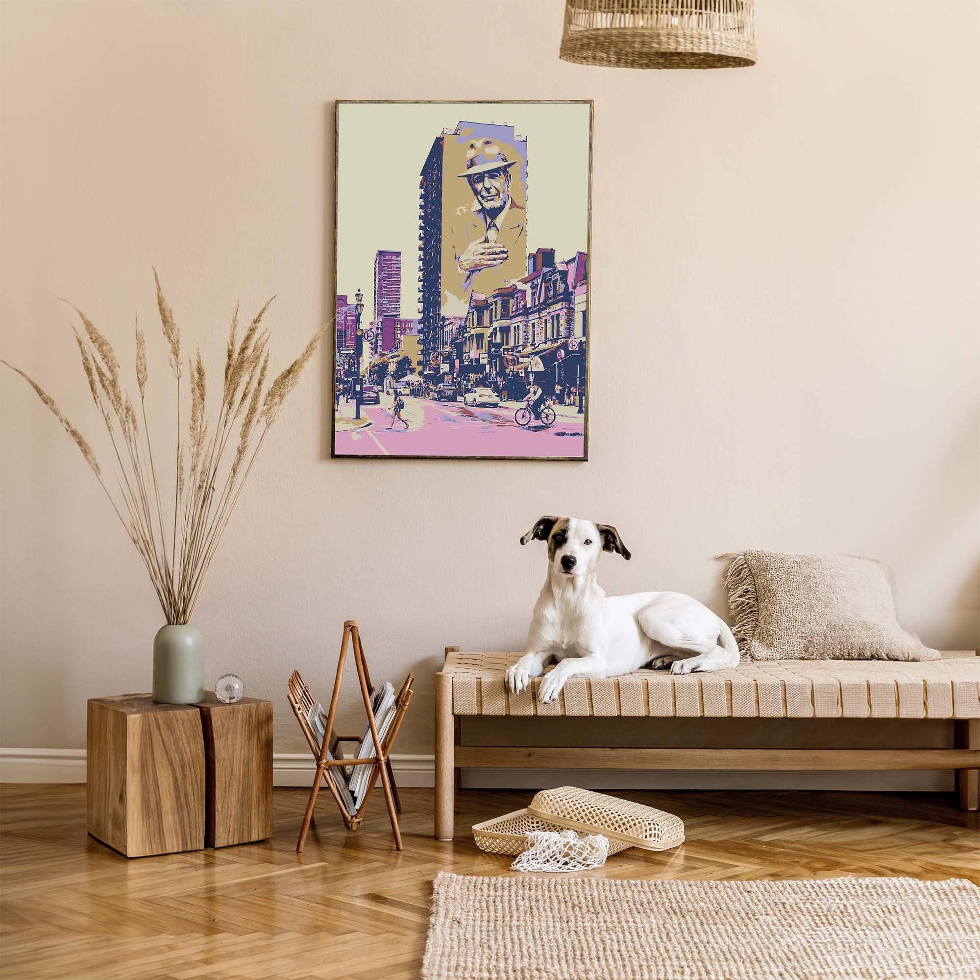 Newpencilbox Art - Wholesale Art Print - Leonard Cohen Urban Pop Art Music Legend Poster6