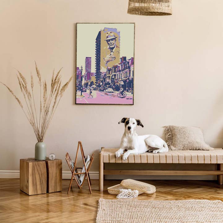 Newpencilbox Art - Wholesale Art Print - Leonard Cohen Urban Pop Art Music Legend Poster6