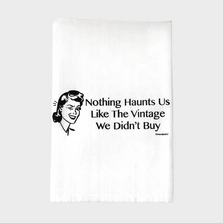Vintage Kitchen Towel | Tea Towels | Funny Dish Towels for wholesale by Green Bee Tea Towels