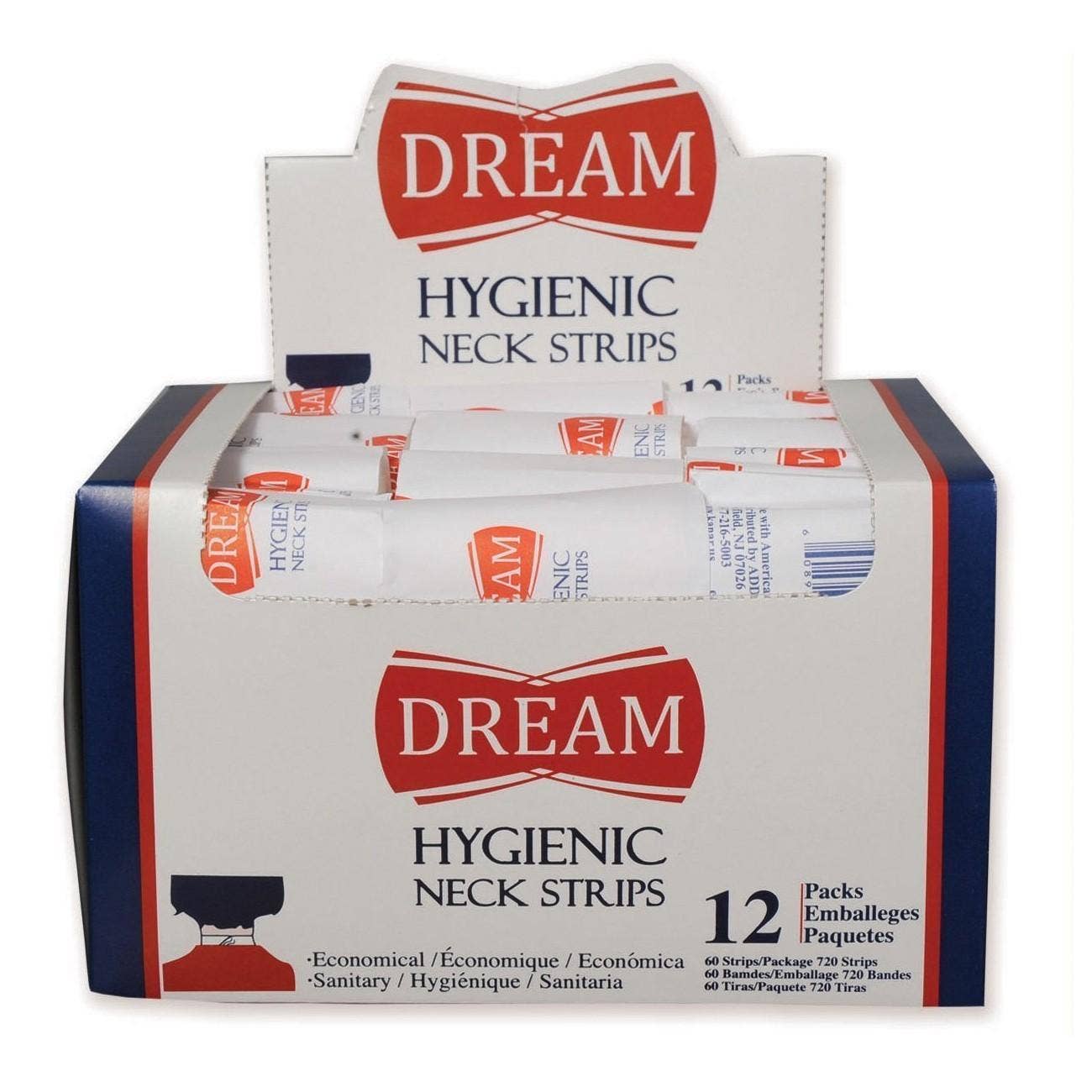 KT Supply - Vendita all'ingrosso Batuffolo di cotone - Dream Hygienic Neck Strips, 720 strisce, confezione0