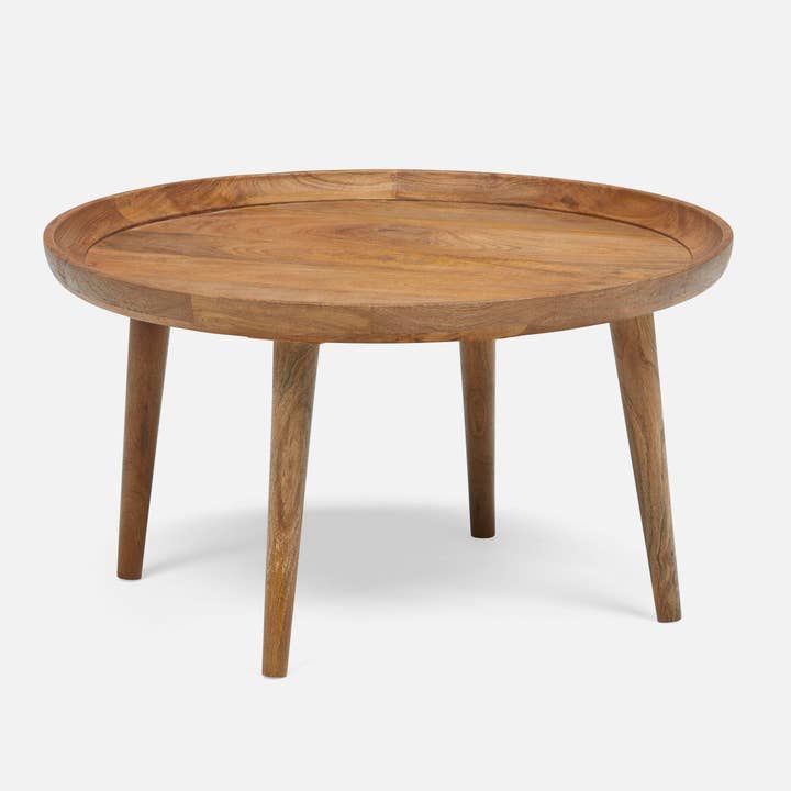 Nyore Tray Top Round Coffee Table for wholesale by Indus Modern