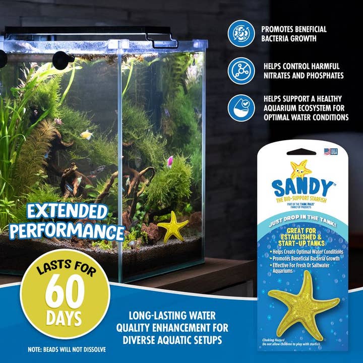 Sandy™ L'étoile de mer bio-support pour la vente par Tank Pals™