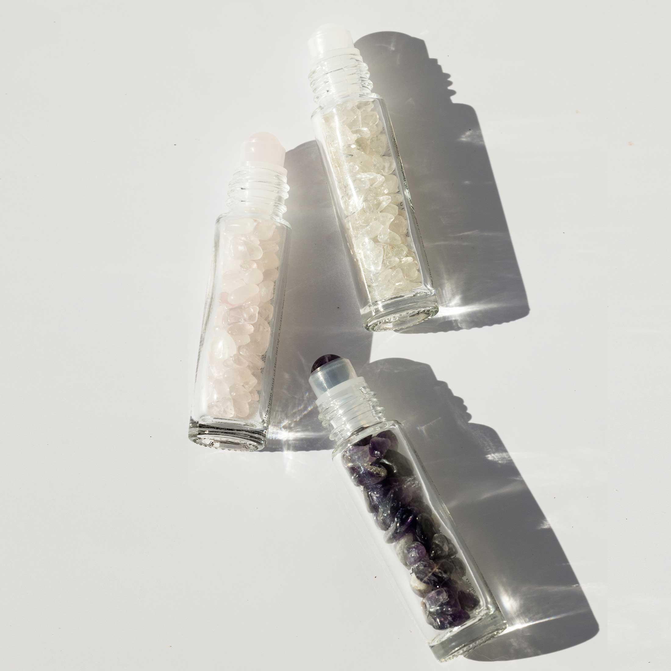 Jewelry Made by Me - Wholesale Spiritual Stone/Crystal - Rose Quartz Crystal Roller Ball Vial4