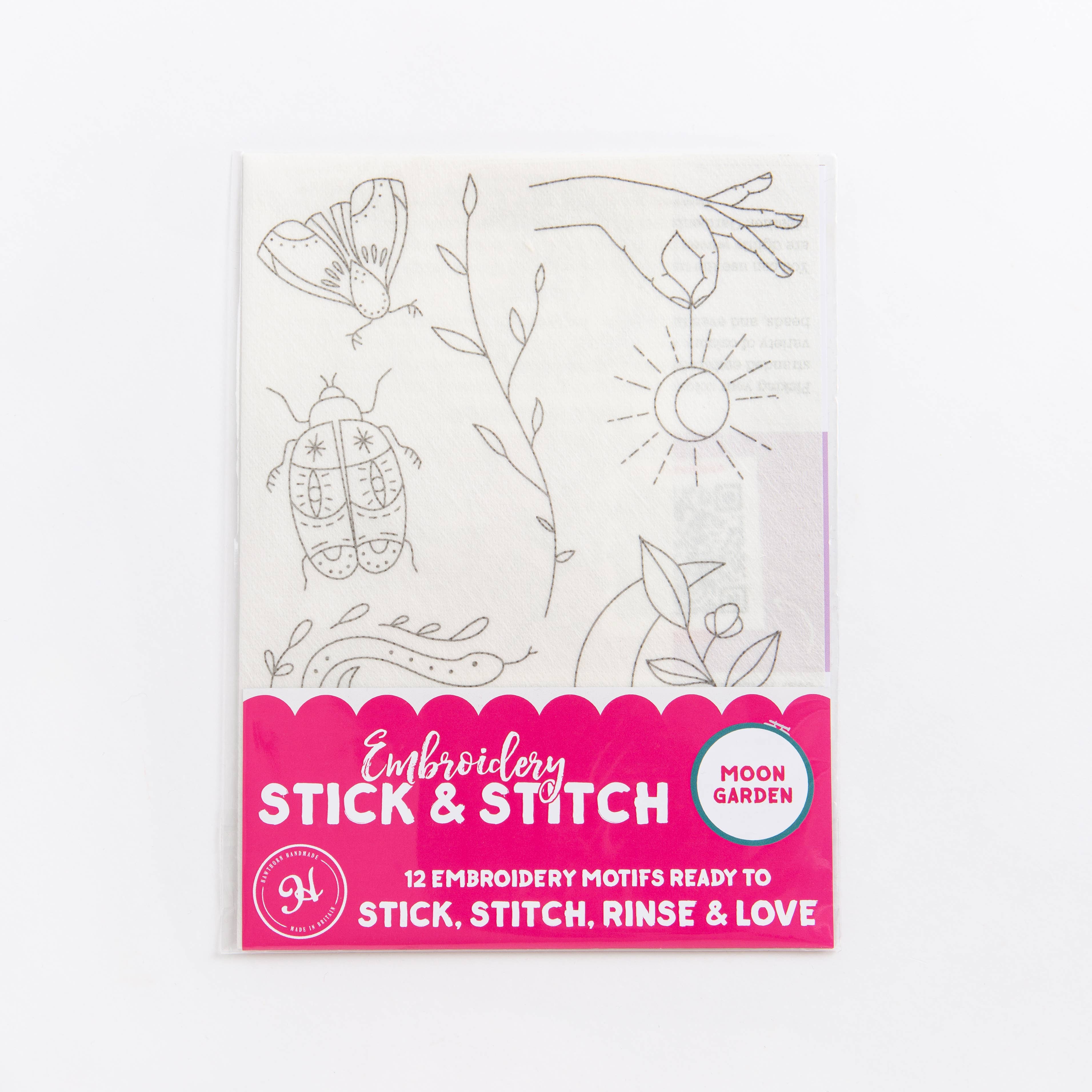 Hawthorn Handmade (US Duties Paid) - Vente Accessoire de broderie/point de croix - Pack de broderie Moon Garden Stick & Stitch4