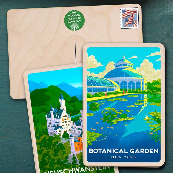 THE WOODEN POSTCARD COMPANY - Wholesale Postcard - CUSTOM WOODEN POSTCARDS - Your design