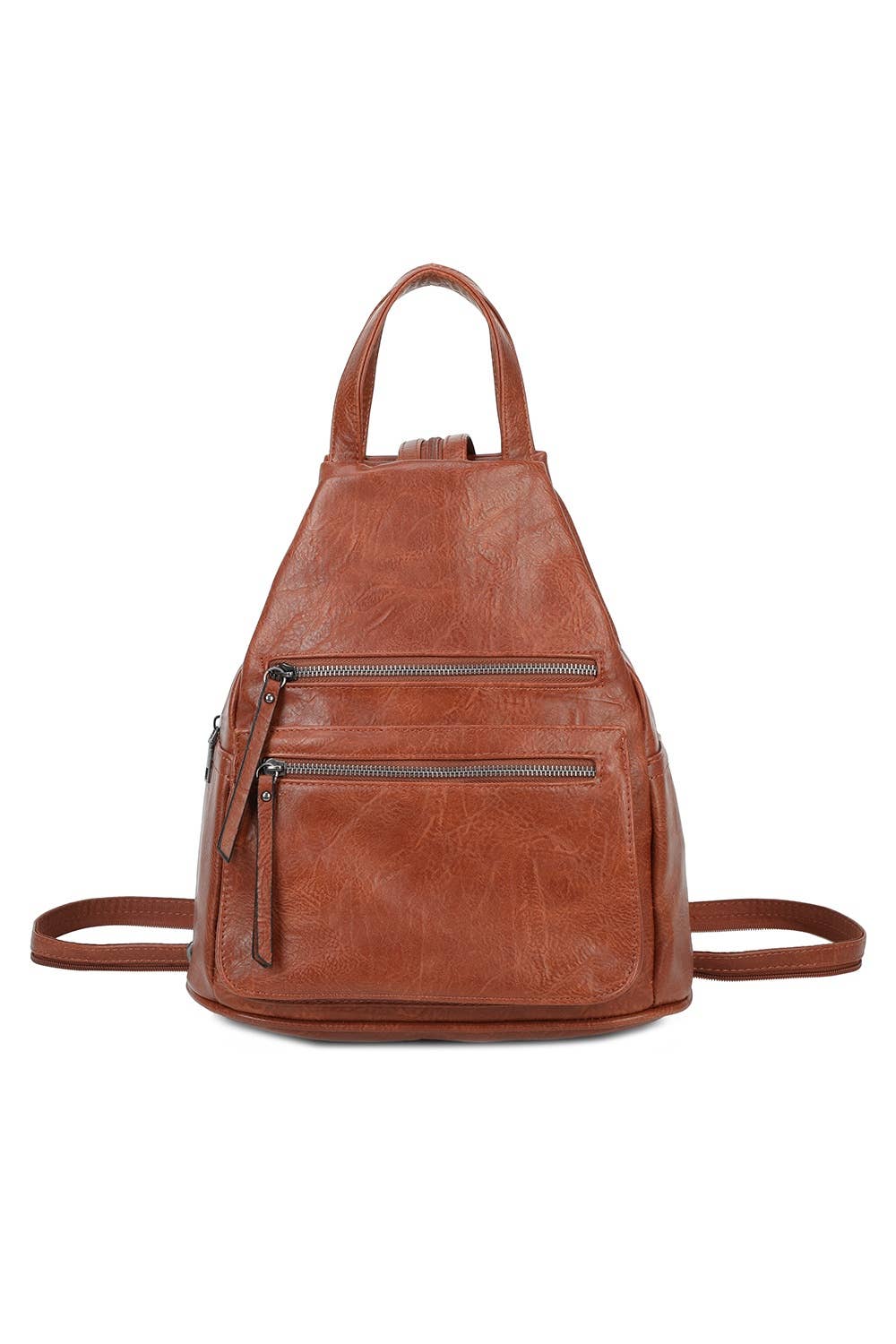 Ellas Trading - Wholesale Backpack - Unisex - Convertible Backpack PU Leather School Travel1