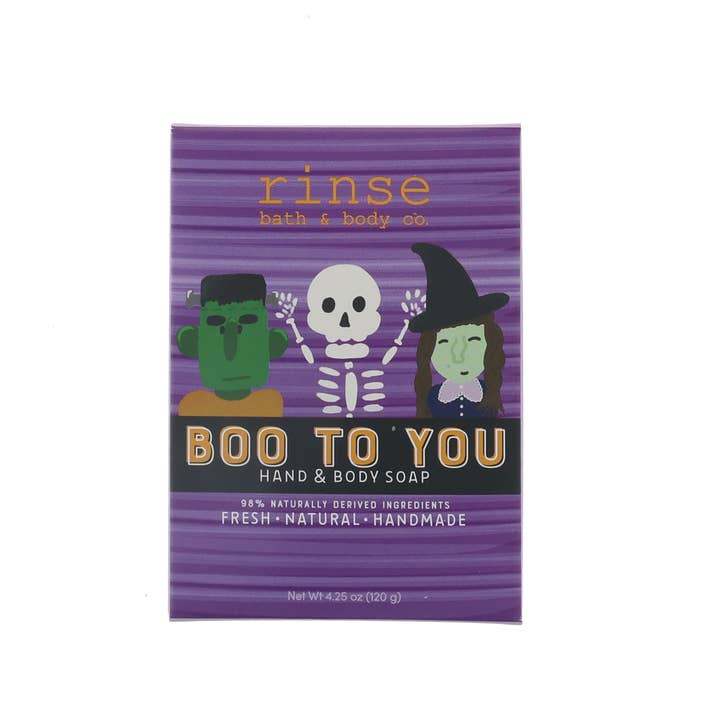 Rinse Bath Body Inc - Wholesale Bar Soap - Halloween Soap - Boo To You | Natural Bar Soap1