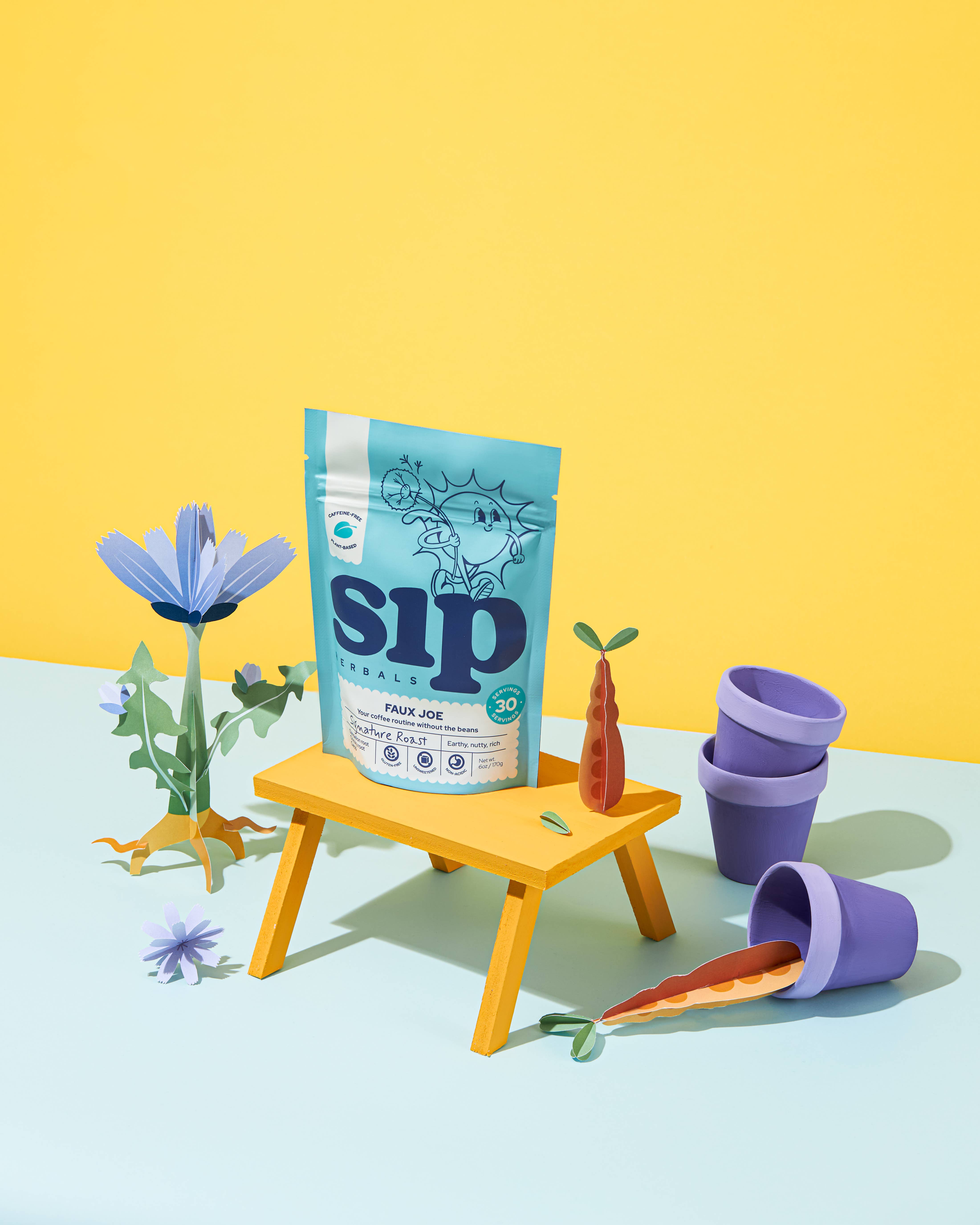 Sip Herbals - Wholesale Ground Coffee - Signature Roast Caffeine-free Coffee Alternative, No Gluten