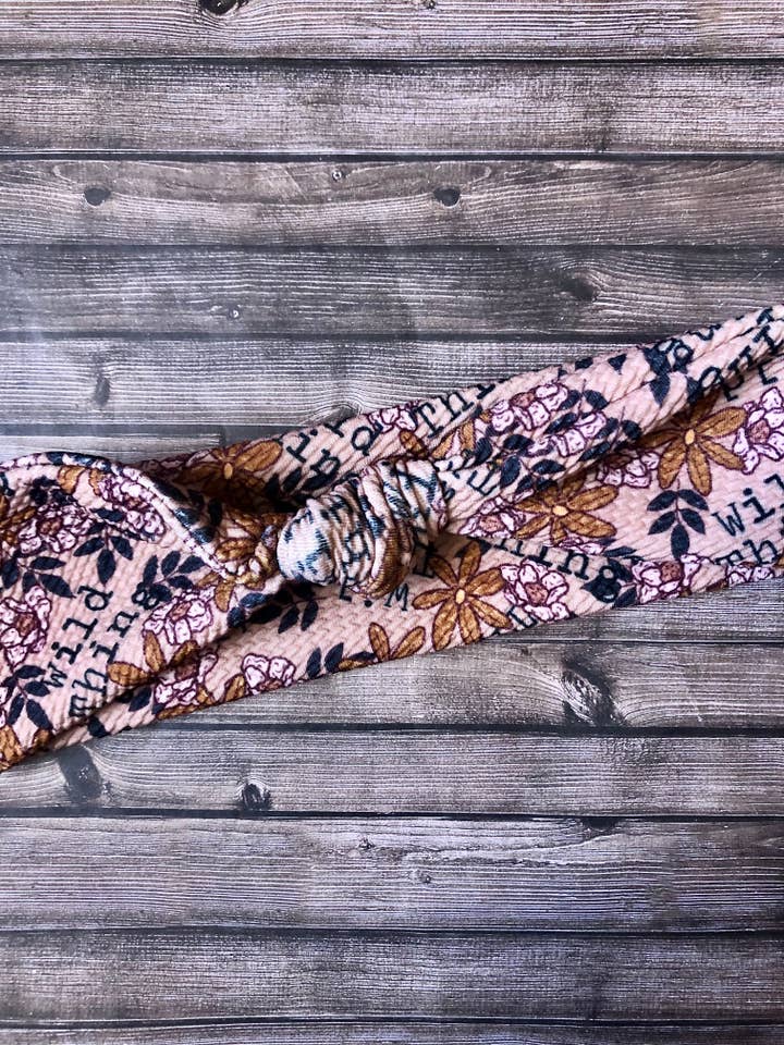 Knotted Headband for Women for wholesale by South Coast Sewn