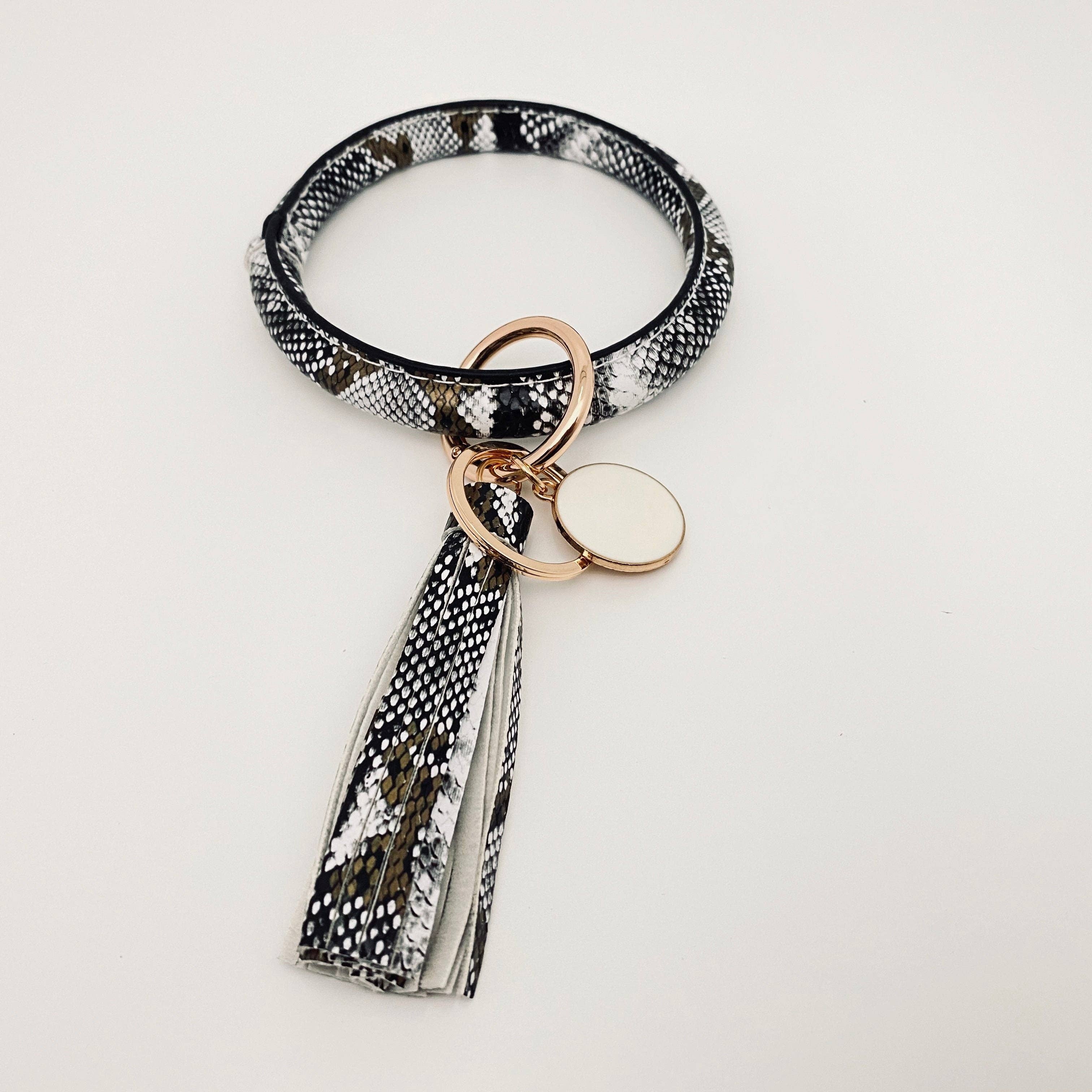 Mio Queena - Vendita all'ingrosso Bracciale portachiavi - Braccialetto portachiavi in pelle PU con serpente e serpente2